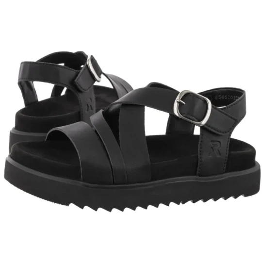 Zdjęcie produktu Sandały Czarne V5663-00 Black (RI392-a) Rieker