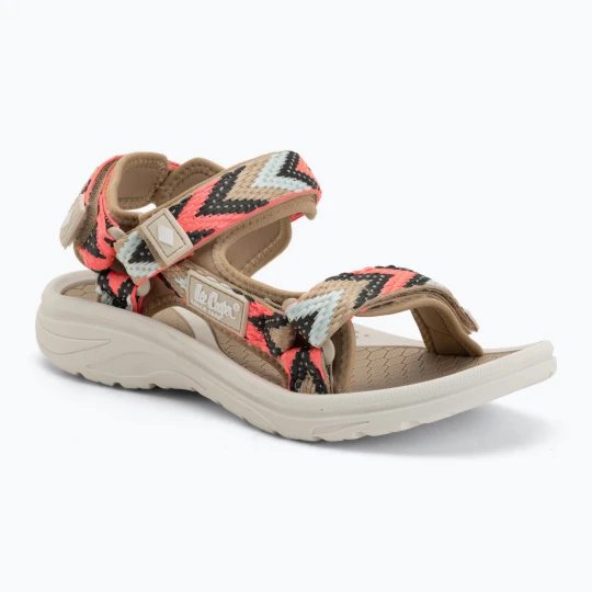 Zdjęcie produktu Sandały damskie Lee Cooper LCW-26-34-4429LA beige / fuxia