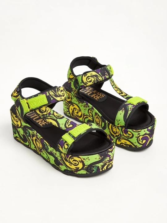 Zdjęcie produktu Sandały damskie na platformie VERSACE JEANS COUTURE