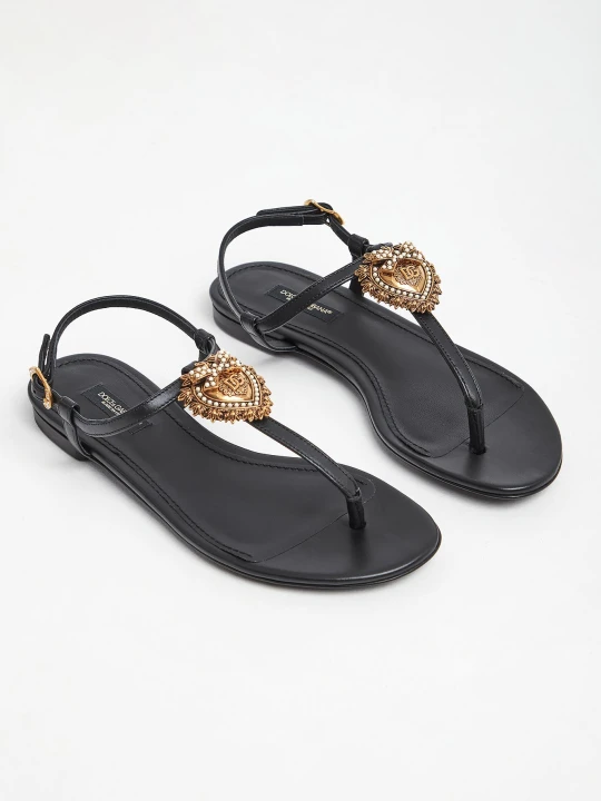 Zdjęcie produktu Sandały damskie skórzane Devotion DOLCE & GABBANA