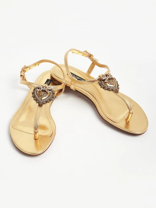 Zdjęcie produktu Sandały damskie skórzane Devotion DOLCE & GABBANA