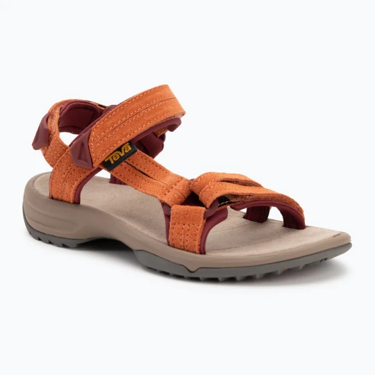 Zdjęcie produktu Sandały damskie Teva Terra Fi Lite Suede languostino Pomarańczowy
