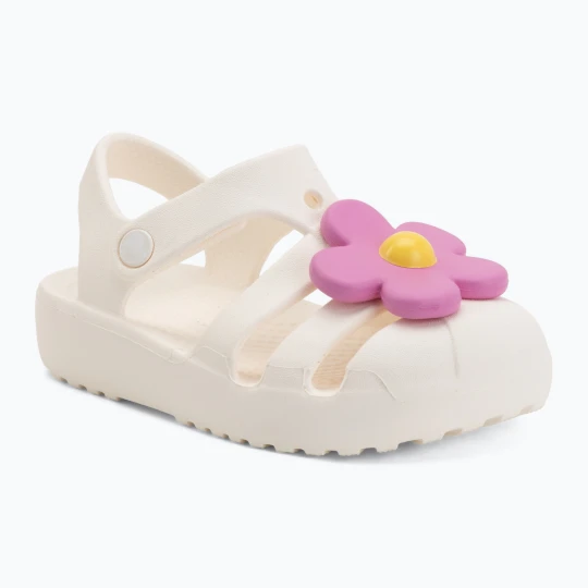 Zdjęcie produktu Sandały dziecięce Crocs Classic Flower chalk Beżowy