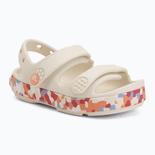 Zdjęcie produktu Sandały dziecięce Crocs Crocband Cruiser Glow Confetti Band summit white / guava