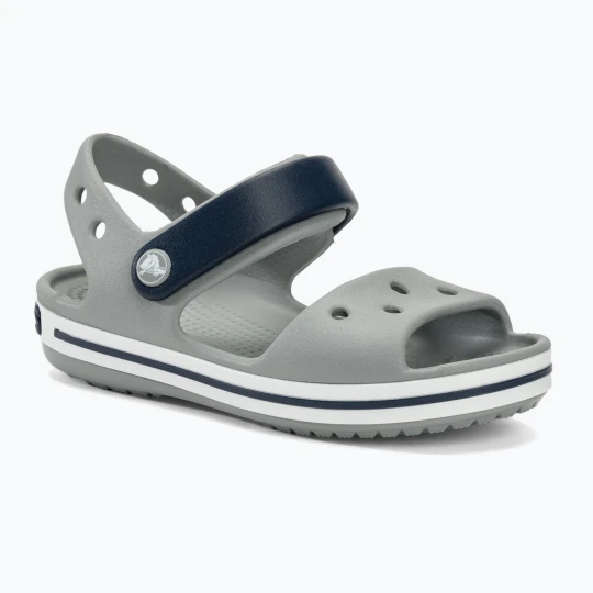 Zdjęcie produktu Sandały dziecięce Crocs Crocband Sandal Kids light grey / navy