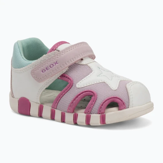Zdjęcie produktu Sandały dziecięce Geox Iupidoo white / fuchsia