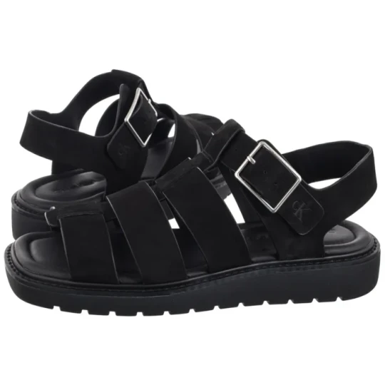 Zdjęcie produktu Sandały Fisherman Hw Sandal Lth Ck Black YW0YW01962 BEH (CK669-a) Calvin Klein