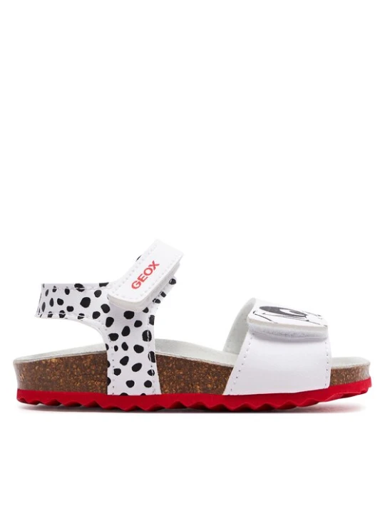 Zdjęcie produktu Sandały Geox B Sandal Chalki Girl B452RB 0003W C0404 M Biały