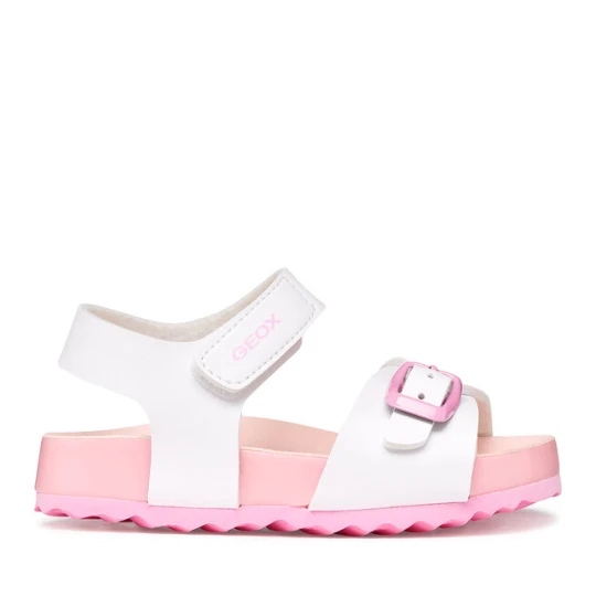 Zdjęcie produktu Sandały Geox B Sandal Chalki Girl B652RA 000BC C0406 M Biały