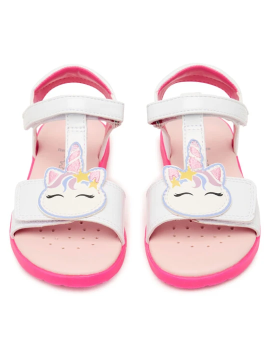 Zdjęcie produktu Sandały Geox J Sandal Joyfoot Gir J65P1C 000HH C1441 M Biały