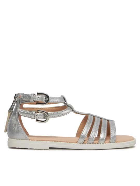 Zdjęcie produktu Sandały Geox J Sandal Karly Girl J7235D 0QDAJ C1007 S Srebrny