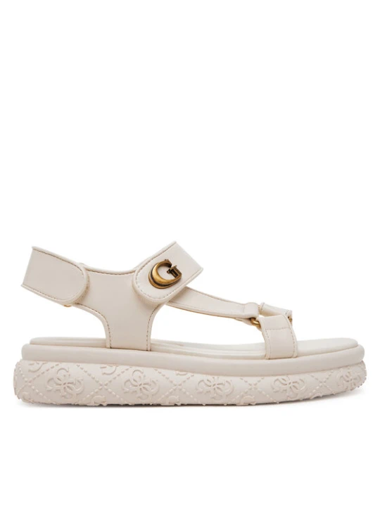 Zdjęcie produktu Sandały Guess FLJLAN ELE03 Écru Kremowy