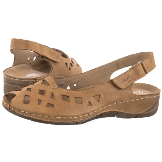 Zdjęcie produktu Sandały Jasnobrązowe 4027 07 (HE55-a) Helios