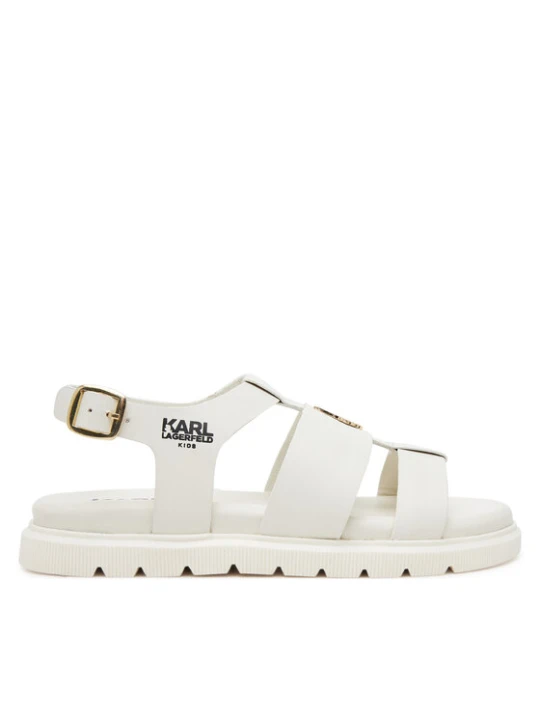 Zdjęcie produktu Sandały Karl Lagerfeld Kids Z30372 S Écru Kremowy