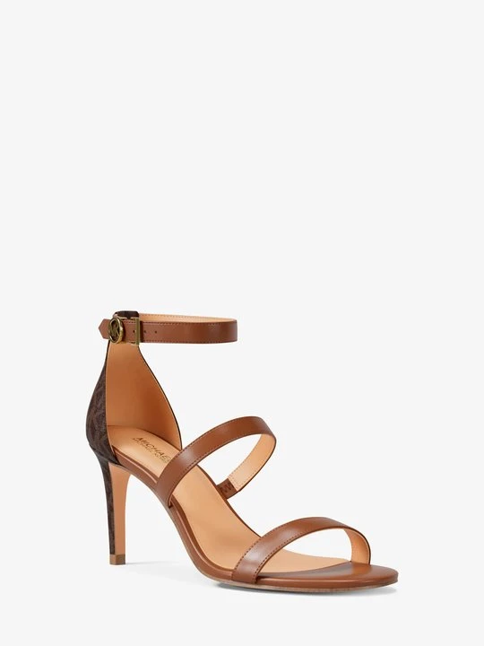 Zdjęcie produktu Sandały Koda z charakterystycznym logo Michael Kors BRĄZOWY MULTIKOLOR (Brązowy)