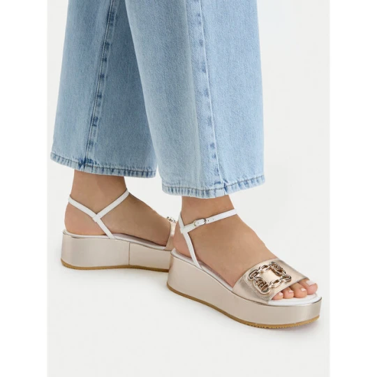 Zdjęcie produktu Sandały Liu Jo Flo 01 SA6137 PX026 Złoty