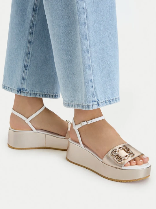 Zdjęcie produktu Sandały Liu Jo Flo 01 SA6137 PX026 Złoty