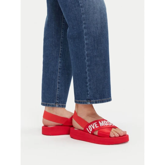 Zdjęcie produktu Sandały LOVE MOSCHINO JA16214G0MIX5500 Czerwony