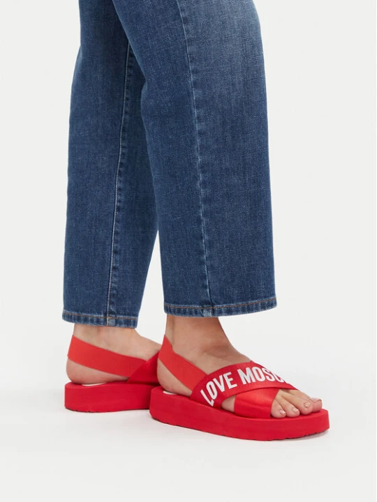 Zdjęcie produktu Sandały LOVE MOSCHINO JA16214G0MIX5500 Czerwony