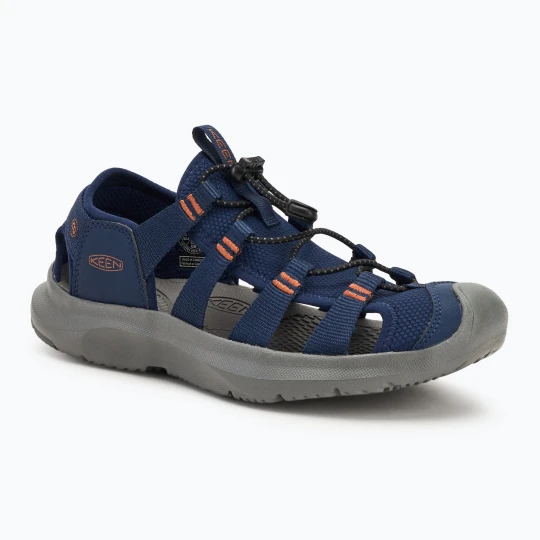 Zdjęcie produktu Sandały męskie KEEN Seanik H2 naval academy / gold flame Granatowy