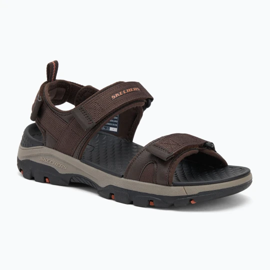 Zdjęcie produktu Sandały męskie SKECHERS Tresmen Ryer chocolate Brązowy