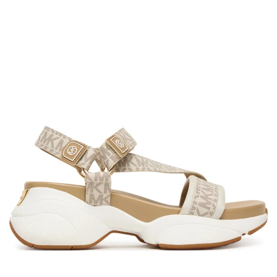 Zdjęcie produktu Sandały MICHAEL Michael Kors Bowie Sandal 43S6BWFA1B Kremowy