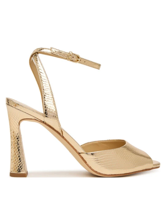 Zdjęcie produktu Sandały MICHAEL Michael Kors Rosie High 40S6RSHS1M Złoty