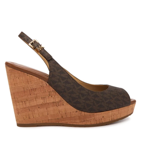 Zdjęcie produktu Sandały MICHAEL Michael Kors Rosie Wedge 40S6RSHS1B Brązowy