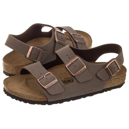 Zdjęcie produktu Sandały Milano BS Nubuck Mocca 634501 (BK42-b) Birkenstock