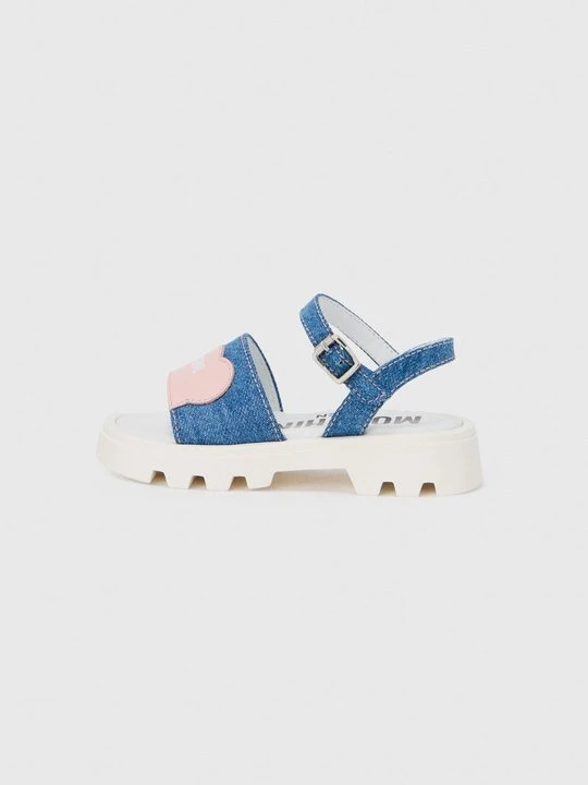 Zdjęcie produktu Sandały MOSCHINO niebieski denim