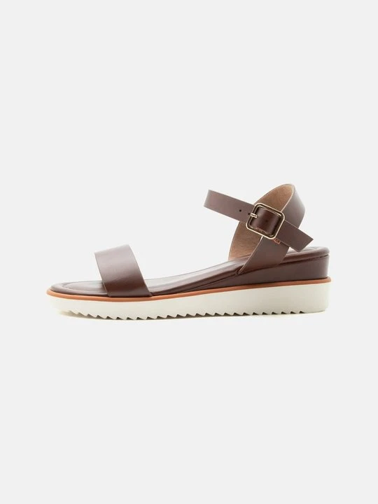 Zdjęcie produktu Sandały na koturnie Anna Field Wide Fit By Zalando koniakowy