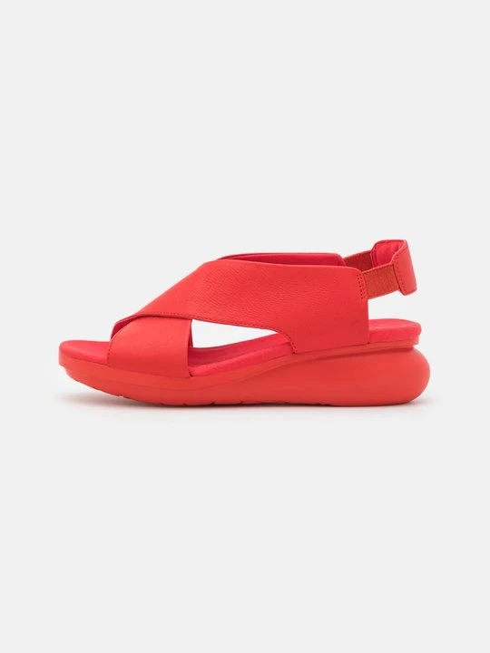 Zdjęcie produktu Sandały na koturnie Camper czerwony