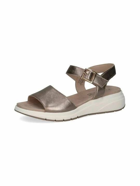Zdjęcie produktu Sandały na koturnie Caprice taupe