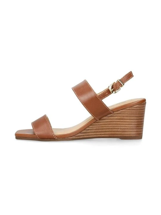 Zdjęcie produktu Sandały na koturnie Carvela jasnobrązowy