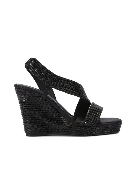 Zdjęcie produktu Sandały na koturnie Carvela czarny