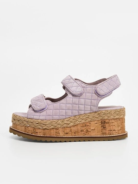 Zdjęcie produktu Sandały na koturnie Copenhagen Shoes liliowy