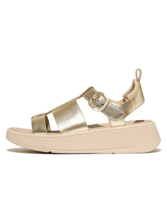 Zdjęcie produktu Sandały na koturnie FitFlop w kolorze złota