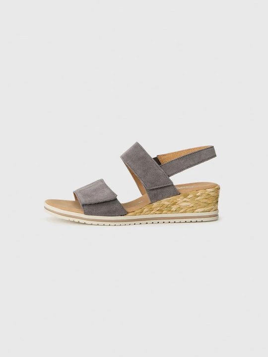 Zdjęcie produktu Sandały na koturnie Gabor Comfort szary