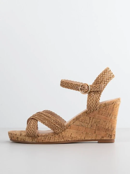 Zdjęcie produktu Sandały na koturnie Head Over Heels beżowy