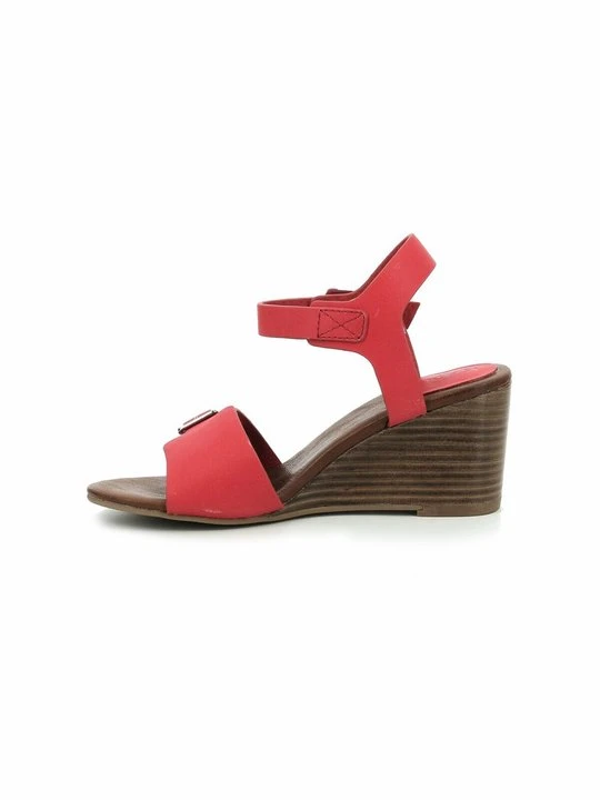 Zdjęcie produktu Sandały na koturnie Kickers czerwony