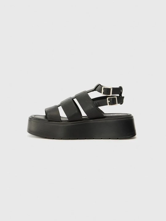 Zdjęcie produktu Sandały na koturnie Koi Footwear czarny