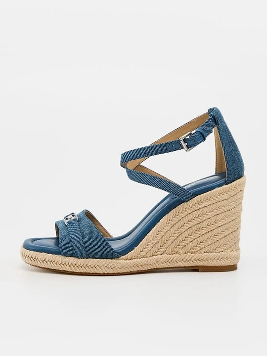 Zdjęcie produktu Sandały na koturnie Michael Kors niebieski denim