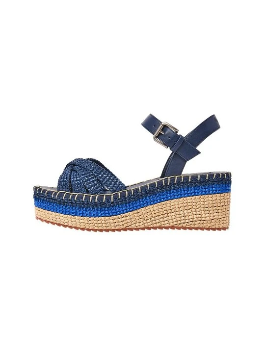 Zdjęcie produktu Sandały na koturnie Pepe Jeans granatowy