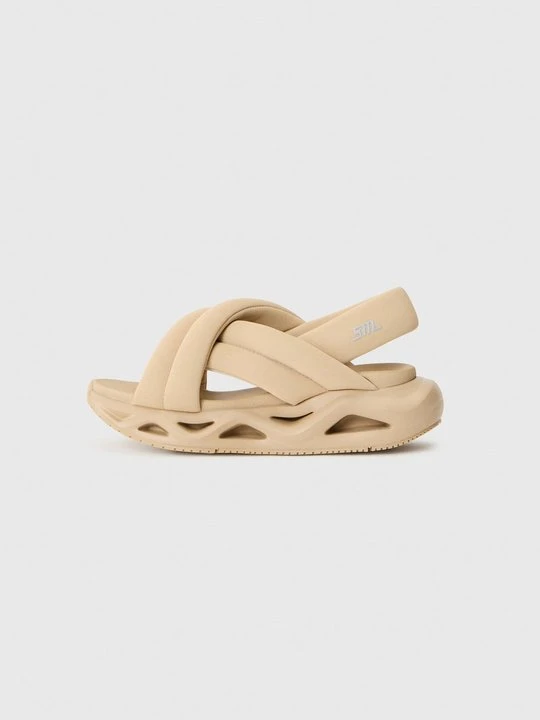 Zdjęcie produktu Sandały na koturnie Steve Madden beżowy