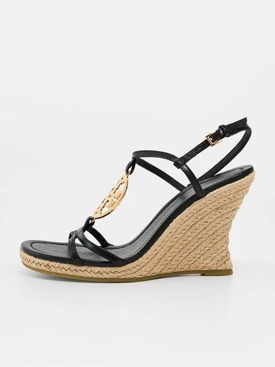 Zdjęcie produktu Sandały na koturnie Tory Burch czarny