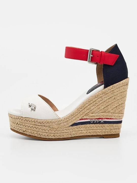 Zdjęcie produktu Sandały na koturnie U.S. POLO ASSN. brązowy