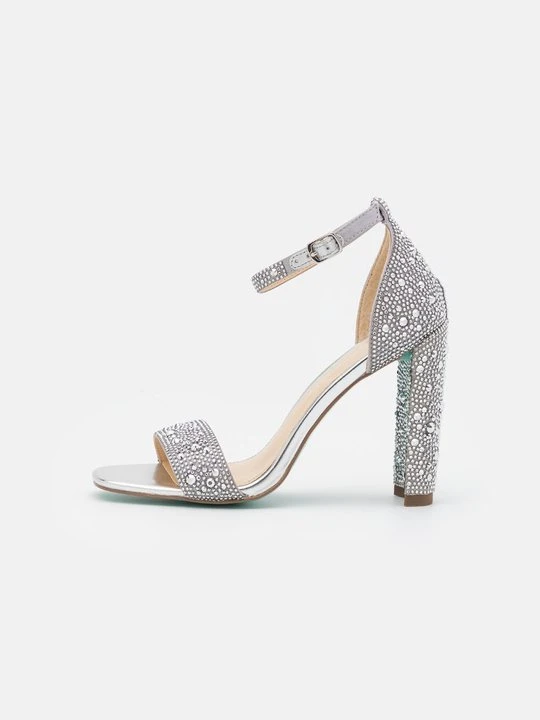 Zdjęcie produktu Sandały na obcasie Blue By Betsey Johnson srebrny