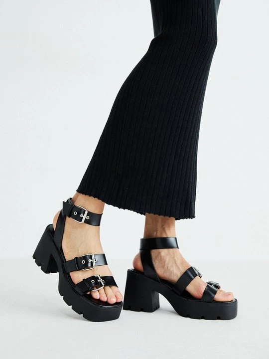 Zdjęcie produktu Sandały na obcasie Even&Odd By Zalando czarny