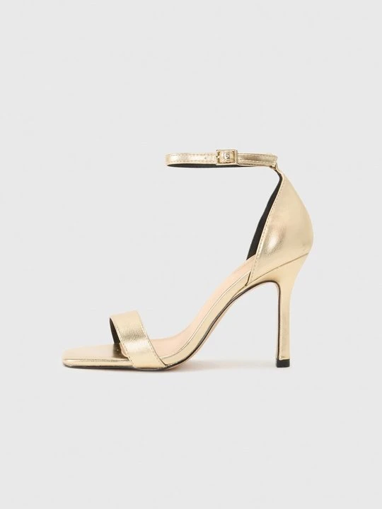 Zdjęcie produktu Sandały na obcasie Even&Odd Wide Fit By Zalando złoty