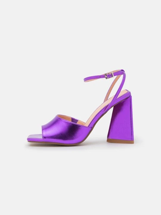 Zdjęcie produktu Sandały na obcasie Even&Odd Wide Fit By Zalando liliowy